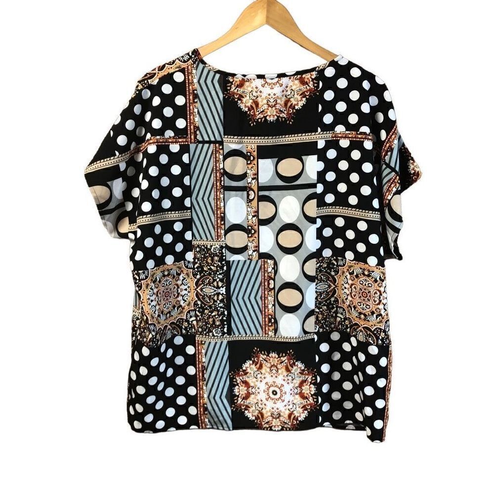 Emery Rose XXL (2XL) Bold Pattern Shell - Picture 2 of 4